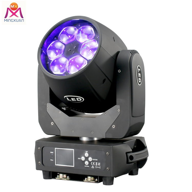6x40W 4IN1 ZOOM BEE EYE LED Wash Moving Head Light