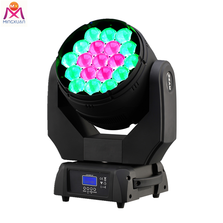 19x15W 4IN1 ZOOM LED Wash Moving Head Light