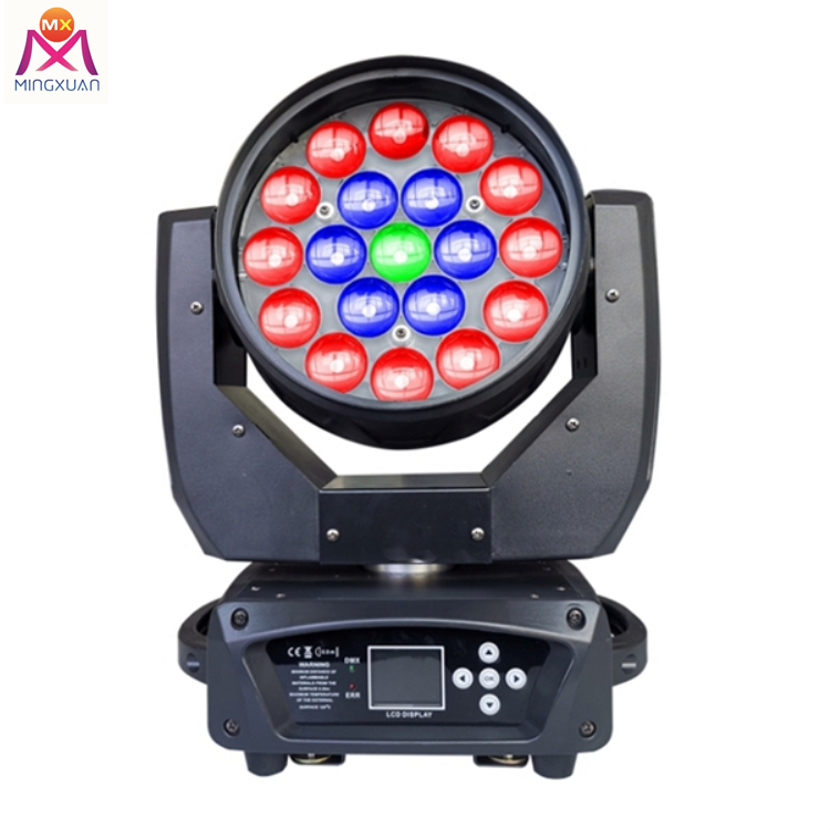 19x15W 4IN1 ZOOM LED Wash Moving Head Light