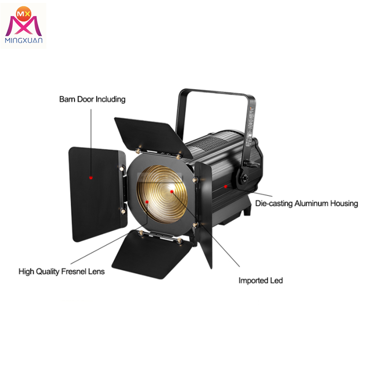 150W/200W/300W LED Fresnel Spotlight with Auto ZOOM_Guangzhou Mingxuan