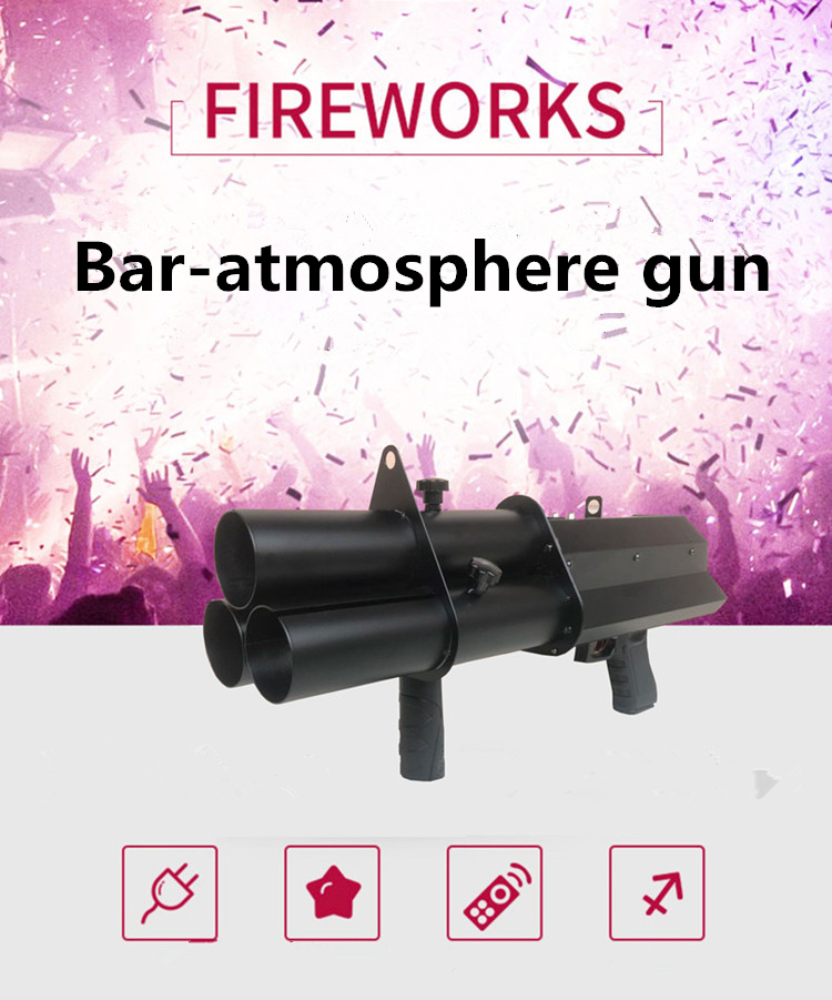 Nightclub bar atmosphere props electronic fireworks gun
