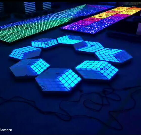 Magic Cube Event Lighting Hexagon LED Dance Floor